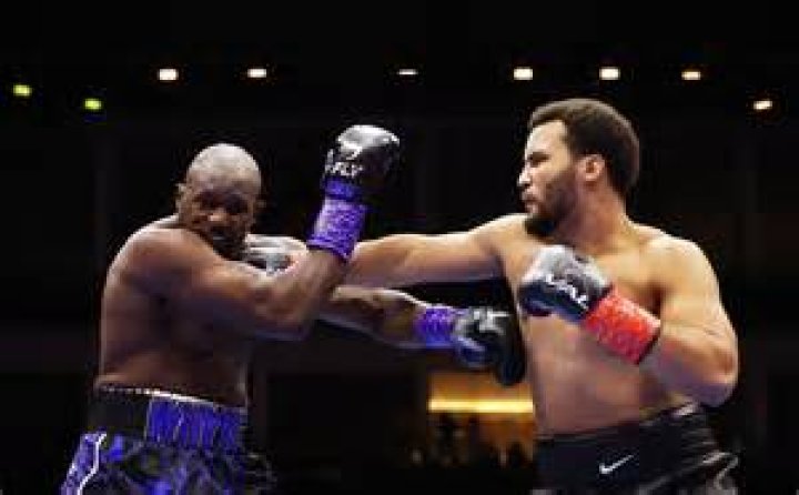 Whyte (right) recently avenged&nbsp;his defeat against Alexander Povetkin (left) in four rounds